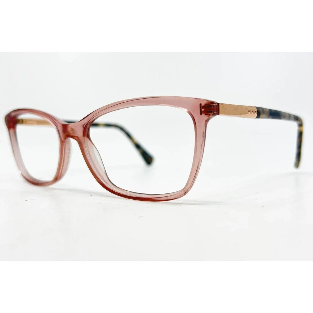 True Religion Eyeglasses Womens Pink Tortoise T024 ROS 53-16-140 53mm
